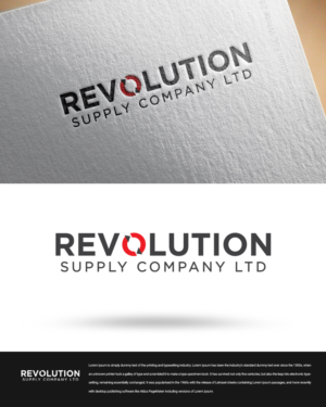 Logo Design by zingodesigns258 for Revolution Supply Co | Design #20369689