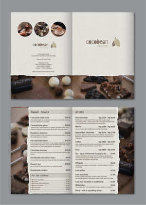 Menu Design for Chocolate and Cheese Shop | Menu Design by alex989