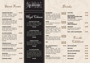 Menu Design by Andrea Hoffman 3 for this project | Design: #20362113