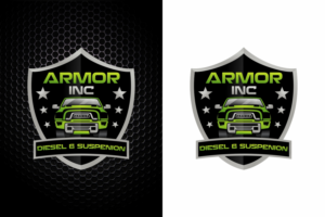 ARMOR INC DIESEL & SUSPENSION | Logo Design by Farqaleit™