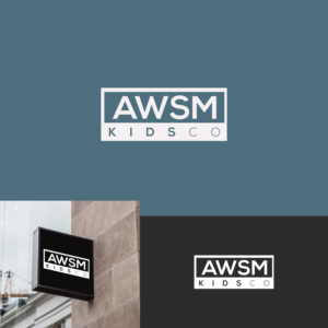 Logo Design by zatsukiki for Les vêtements AWSM KIDS | Design: #20357205