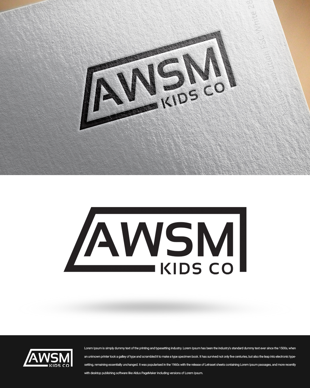 Logo Design by zingodesigns258 for Les vêtements AWSM KIDS | Design #20369833