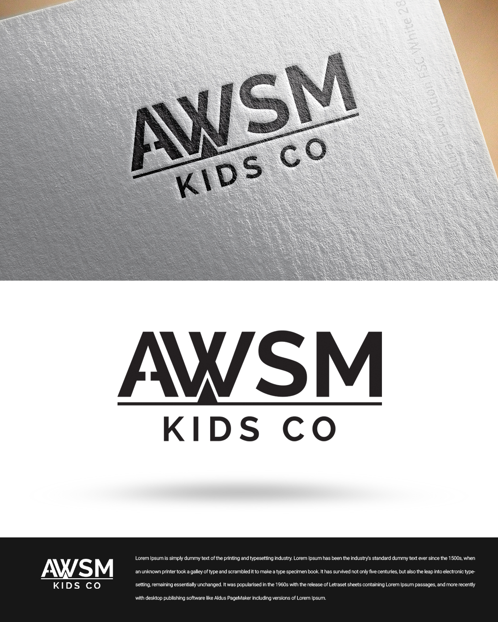 Logo Design by zingodesigns258 for Les vêtements AWSM KIDS | Design #20369834