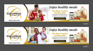 Columbus Vegetable Oils Train and Bus Ads | Advertisement Design by SAI DESIGNS