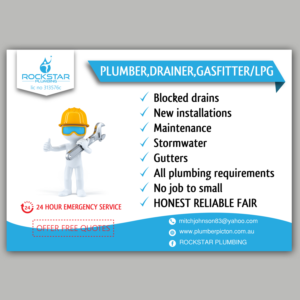 ROCKSTAR PLUMBING | Design de Flyer par JanuXart