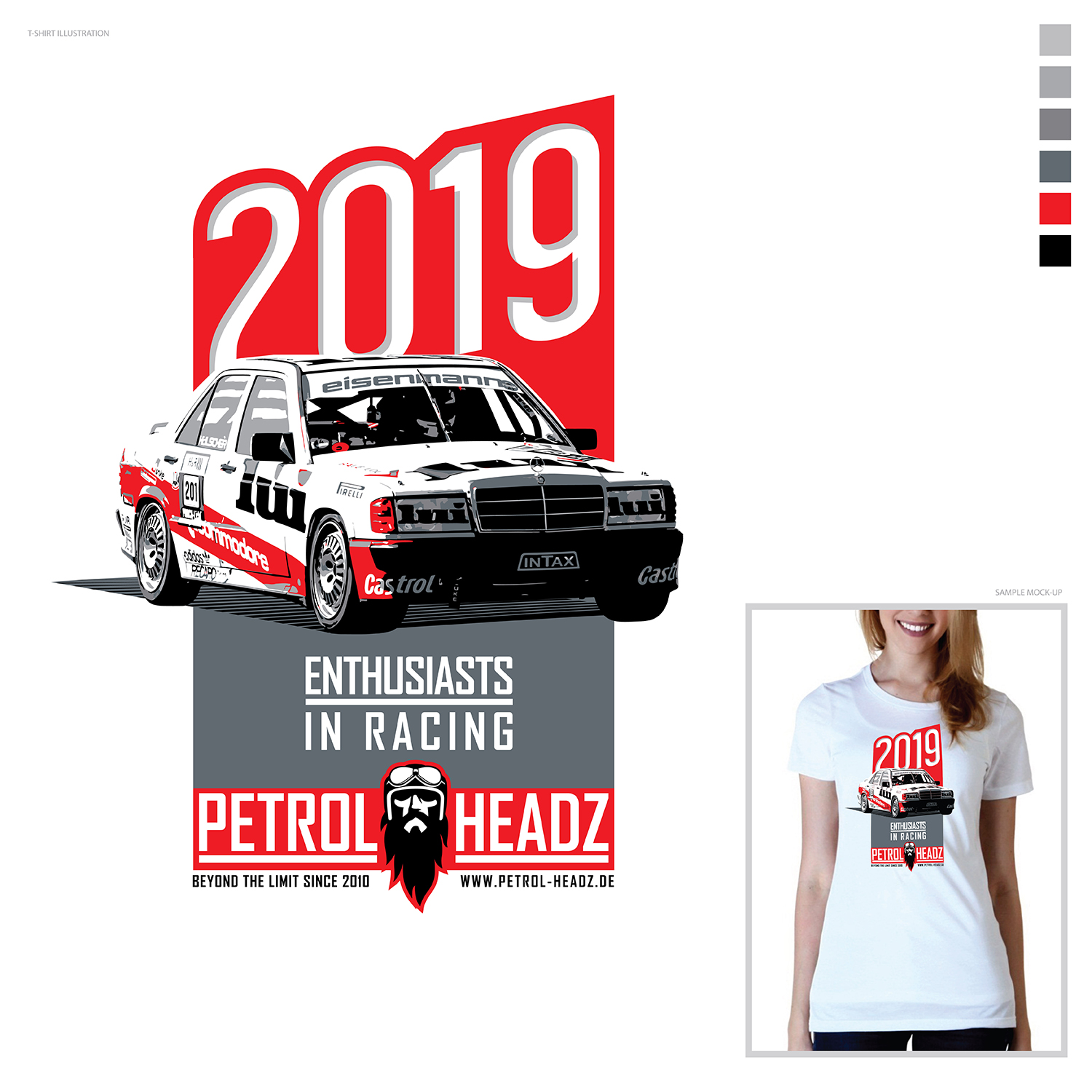 Diseño Con Ilustración por DAVIDEZIGN para petrol headz | Diseño #20363553