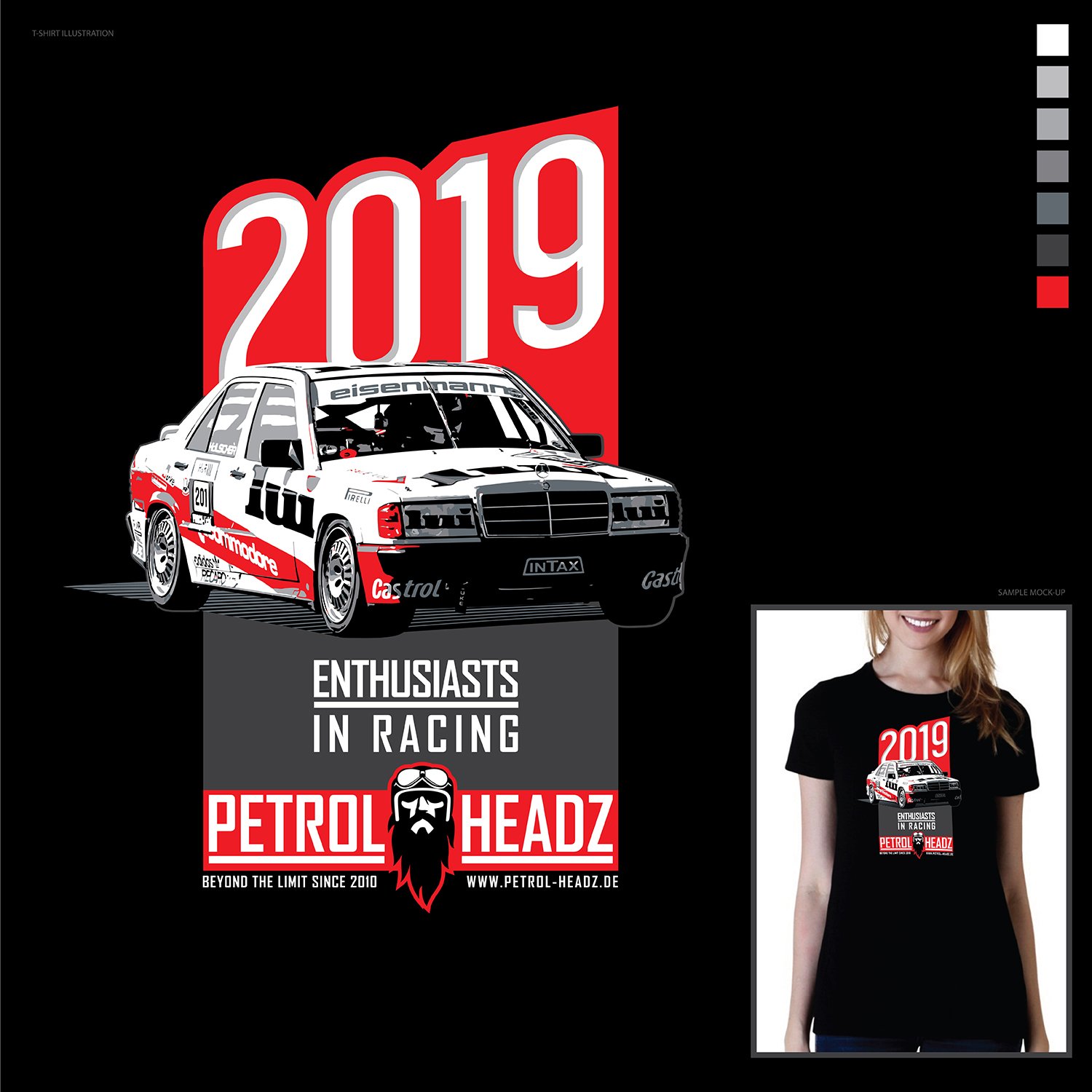 Design Illustration par DAVIDEZIGN pour petrol headz | Design #20363554