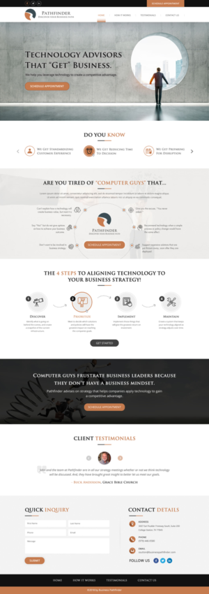 Wordpress Design for my Consulting Company | Web Design by Sbss