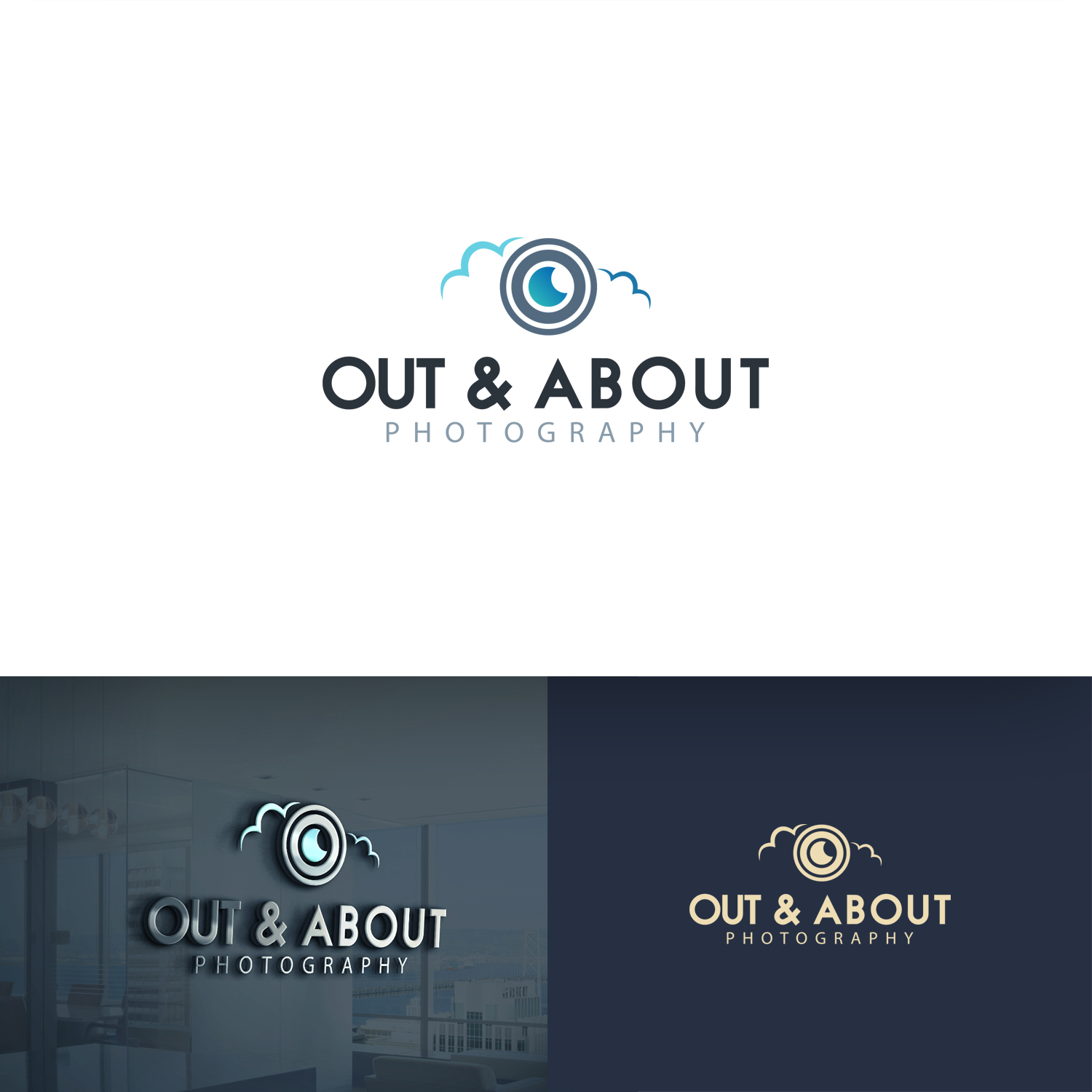 Logo Design by M6G for out & About Photography | Design #20430290