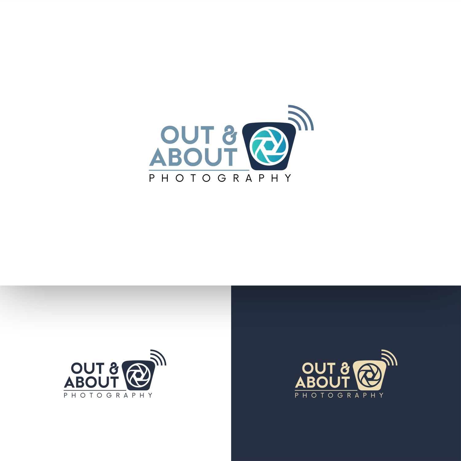 Logo Design by M6G for out & About Photography | Design #20430578