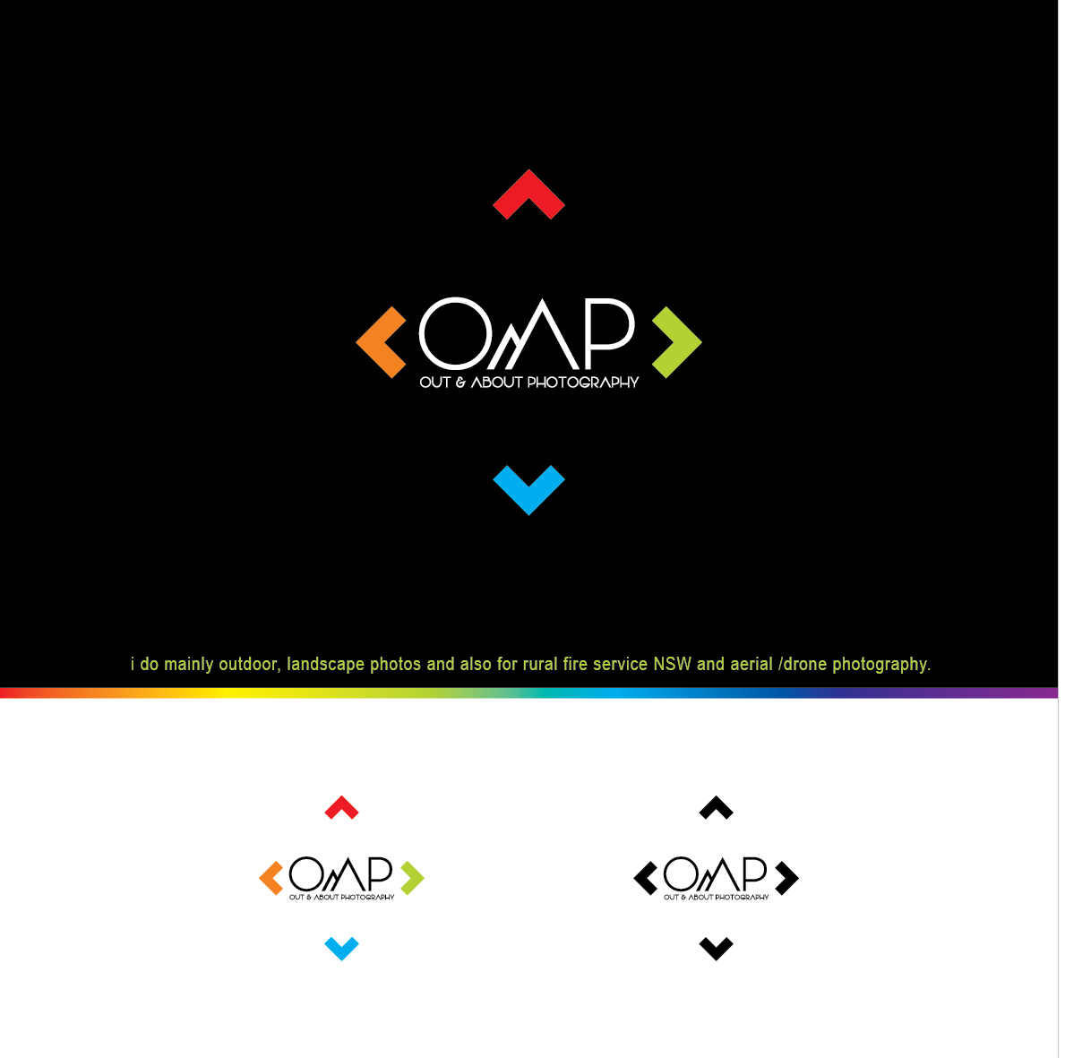 Logo Design by Mungbejotok for out & About Photography | Design #20606669