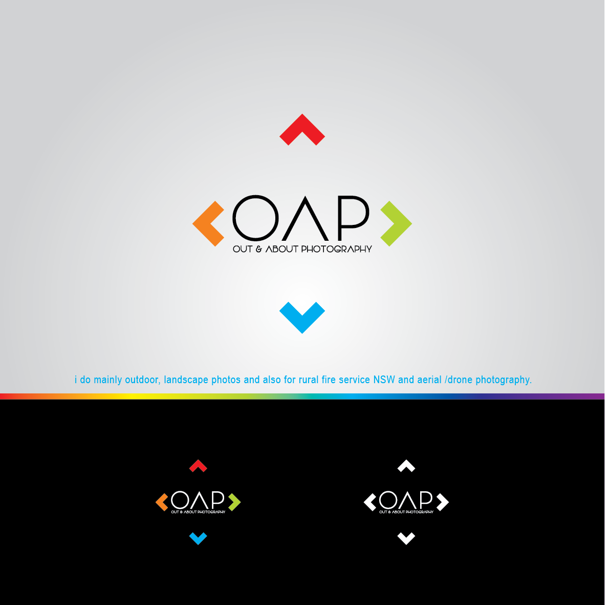 Logo Design by Mungbejotok for out & About Photography | Design #20606670