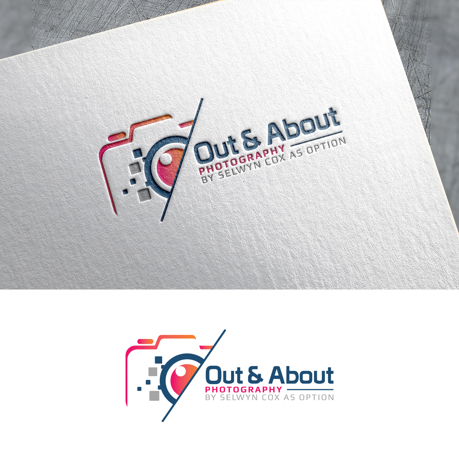 Logo Design by Farooq Zahid for out & About Photography | Design #20412118