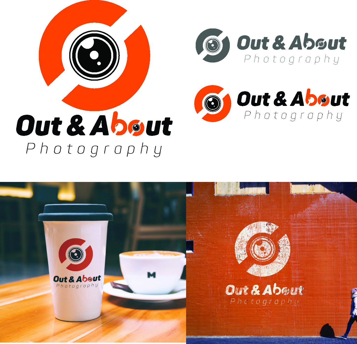 Logo Design by Võ for out & About Photography | Design #20426495