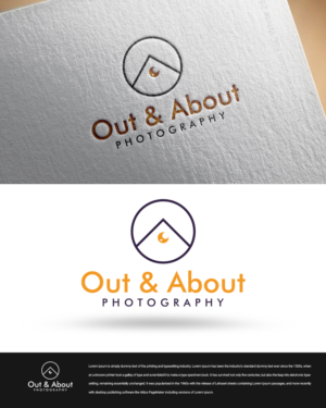 Logo Design by zingodesigns258 for out & About Photography | Design #20381037