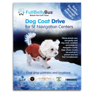 Dog Coat Drive for San Francisco Homeless Pets