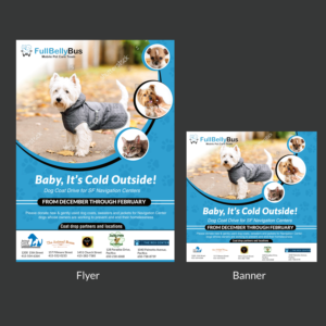 Dog Coat Drive for San Francisco Homeless Pets | Diseño de Flyer por Schöpfer