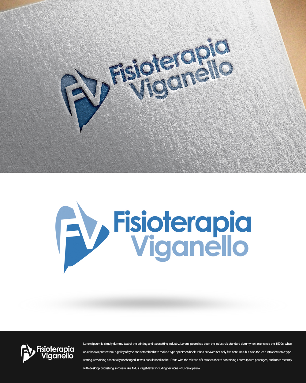 Diseño de Logo por zingodesigns258 para Fisioterapia Viganello | Diseño #20381018
