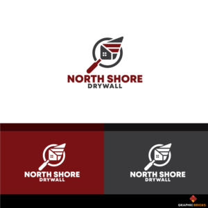 North Shore Drywall  | Logo Design by Graphic Bricks