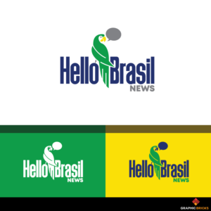 Hello Brasil News | Diseño de Logo por Graphic Bricks