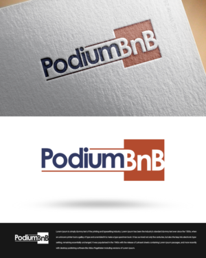 Logo Design by zingodesigns258 for Podium BNB | Design: #20393581