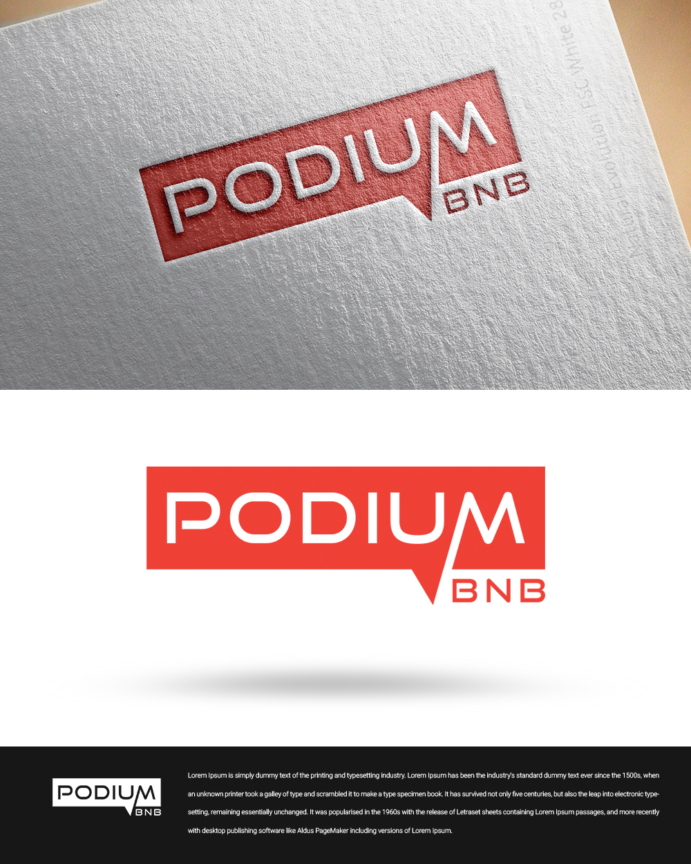 Logo Design by zingodesigns258 for Podium BNB | Design #20393582