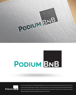 Logo Design by zingodesigns258 for Podium BNB | Design #20393766