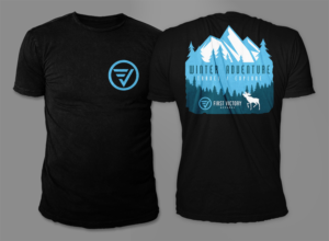 Winter clothing design for outdoor adventure brand! | Diseño de Camiseta por steve13