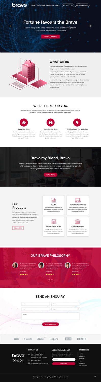 Web Design by pb for this project | Design #20383491