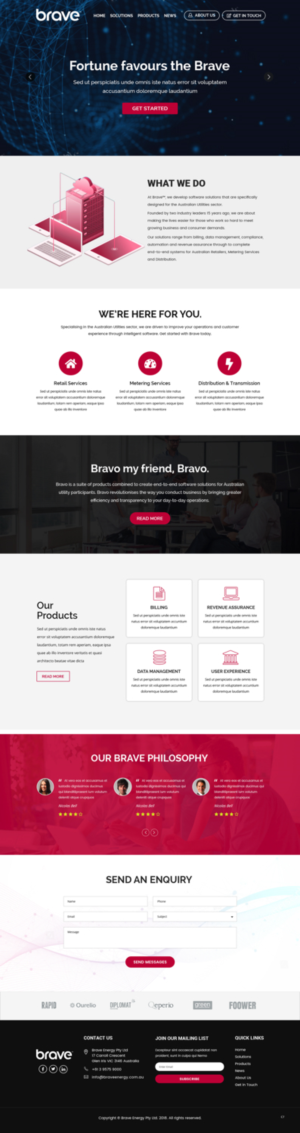 Web Design by pb for this project | Design: #20383491