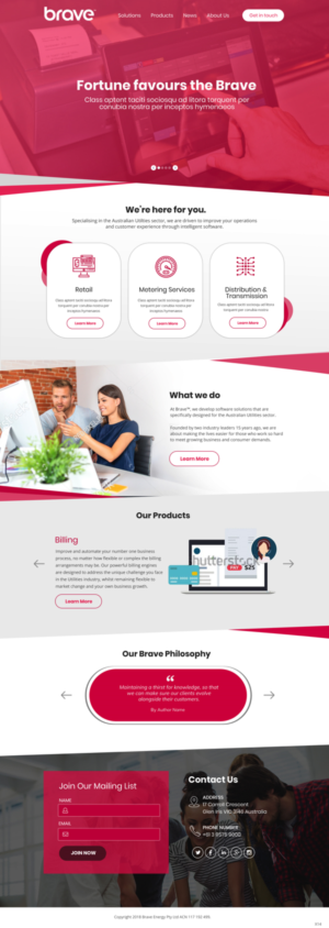 Web Design by pb for this project | Design: #20383493