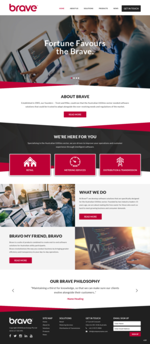 Web Design by pb for this project | Design: #20383495
