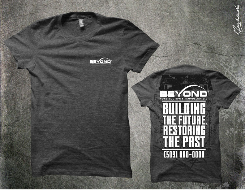 T-Shirt-Design von Taho Design für Beyond Construction & Remodeling LLC | Design #20423570