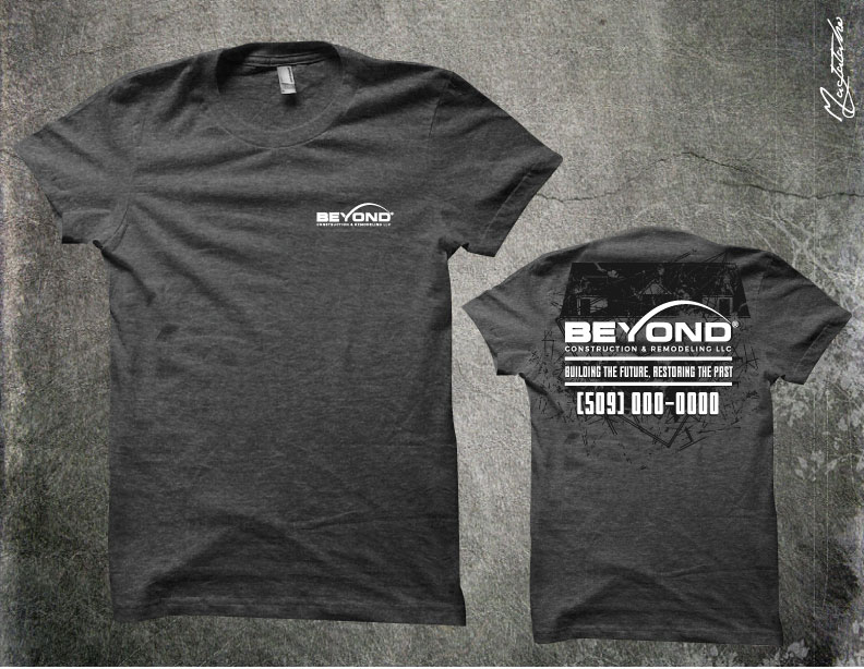 Design de T-shirt par Taho Design pour Beyond Construction & Remodeling LLC | Design #20424828