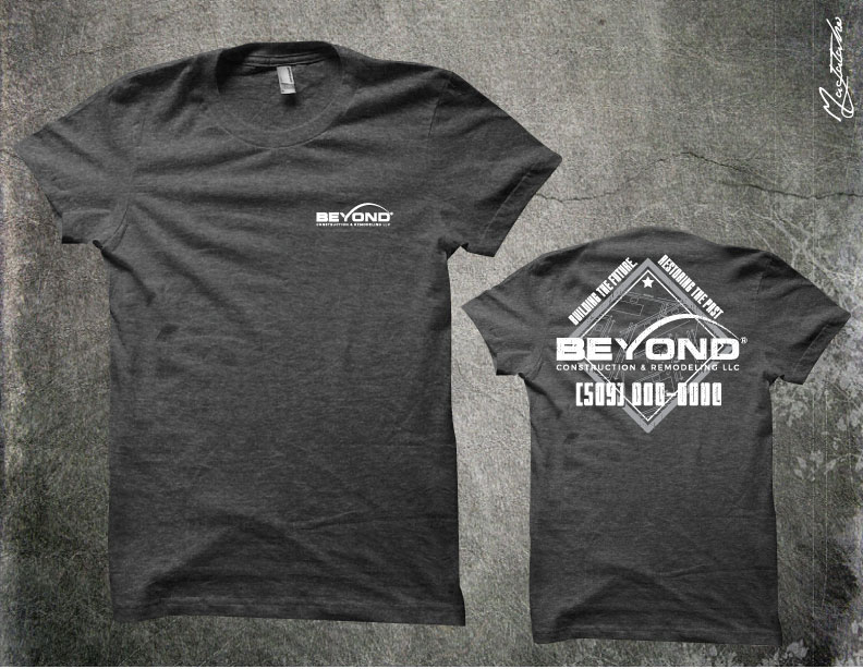 T-shirt Design by Taho Design for Beyond Construction & Remodeling LLC | Design #20439350
