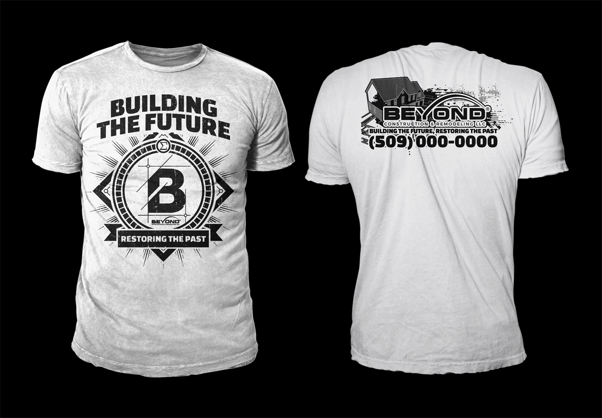 T-shirt Design by D'Mono for Beyond Construction & Remodeling LLC | Design #20456858