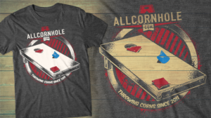 Funny and Creative designs for the CORNHOLE industry | Design de T-shirt par db1404
