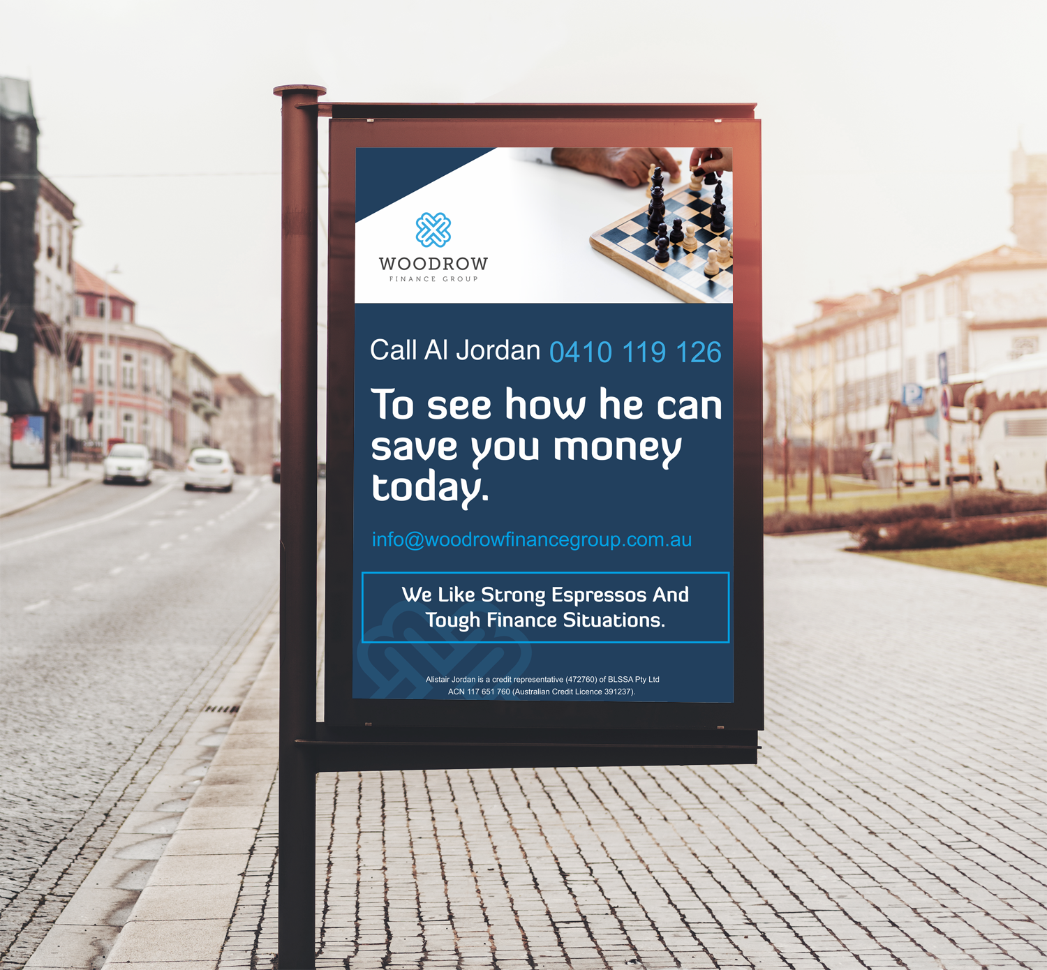 Billboard Design by Pint & Promotional Projects for Woodrow Finance Group | Design #20540307