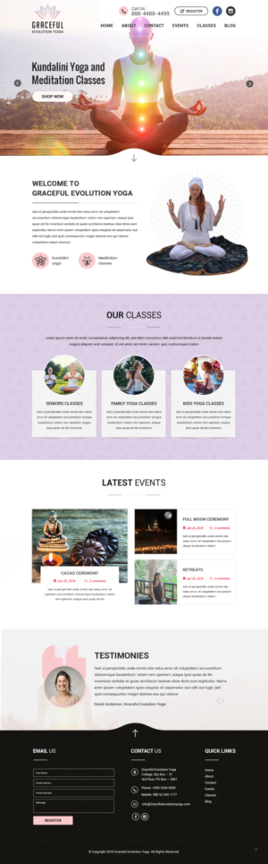 Web Design by pb for Prana iguana  | Design: #20391760