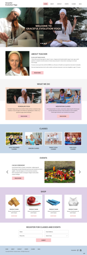 Web Design by pb for Prana iguana  | Design: #20391761
