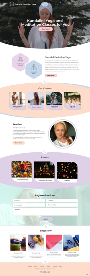 Web Design by pb for Prana iguana  | Design: #20391763
