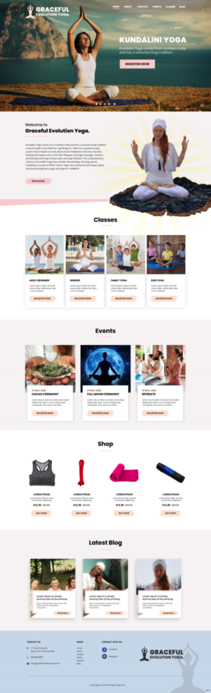 Web Design by pb for Prana iguana  | Design: #20391767
