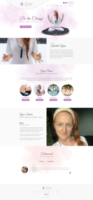 Graceful Evolution yoga, meditation & wellness | Diseño Web por POP!