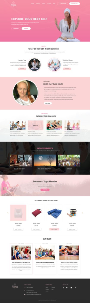 Graceful Evolution yoga, meditation & wellness | Diseño Web por WebPixel