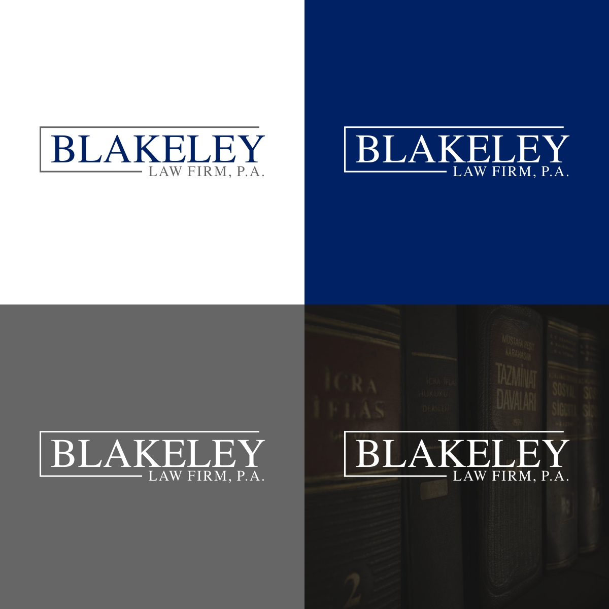Bold, Serious Logo Design for Blakeley Law Firm, P.A. by GVisions ...