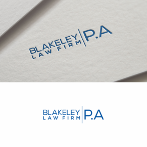 Logo Design by saher khan 2 for Blakeley Law Firm | Design: #20392776