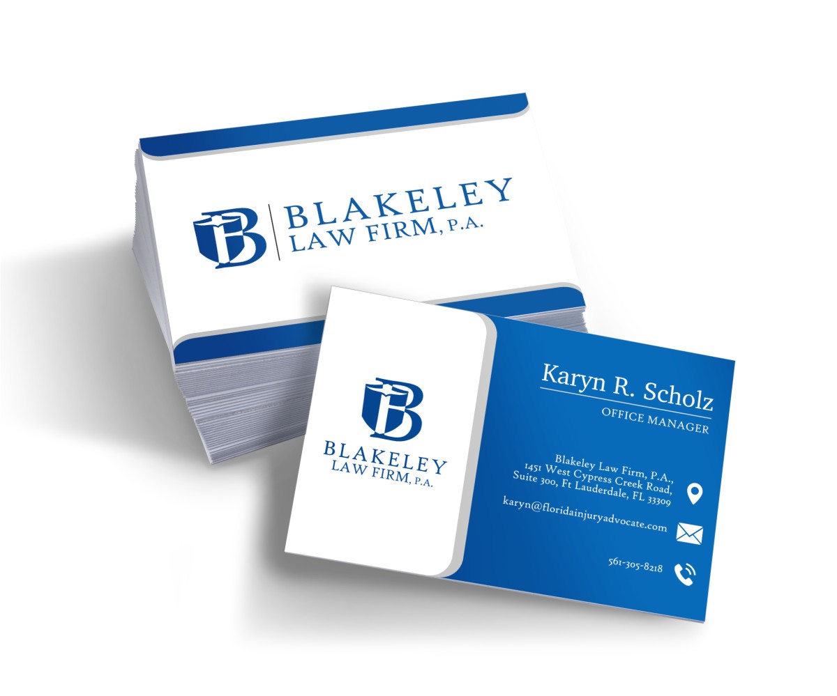 Logo Design by ammar_ed for Blakeley Law Firm | Design #20388310