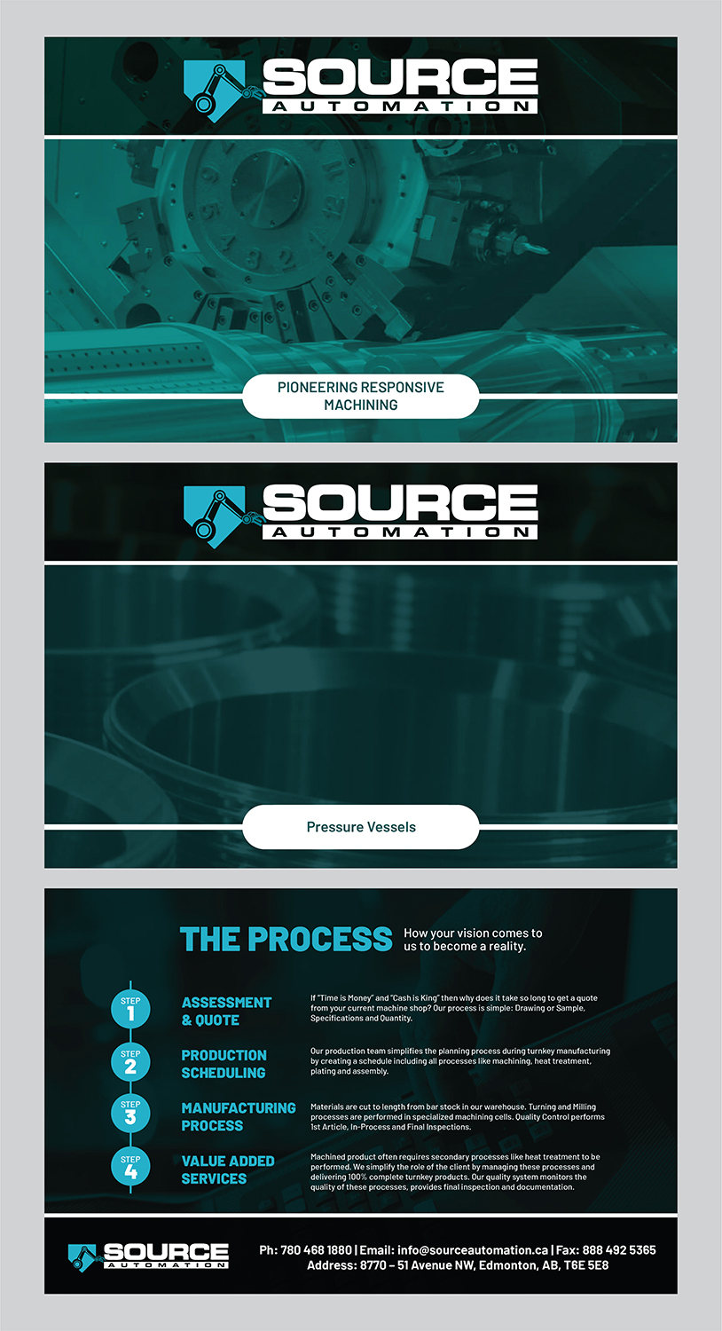 Flyer Design by Deziners Zone for Source Automation Inc | Design #20389440