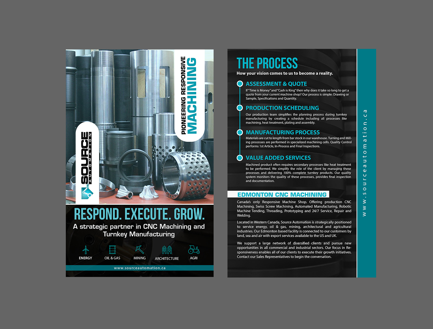 Design de Flyer par aspiremedia pour Source Automation Inc | Design #20413974