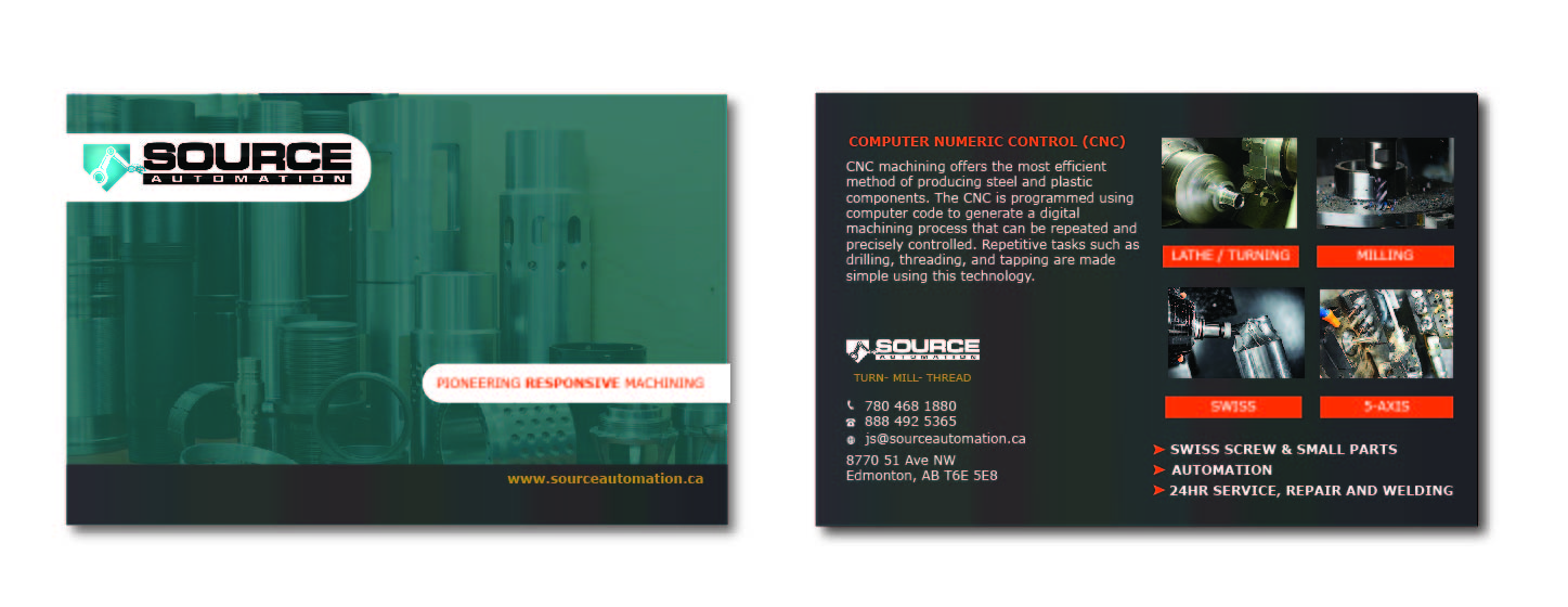 Flyer-Design von Nilufa Lima für Source Automation Inc | Design #20432789